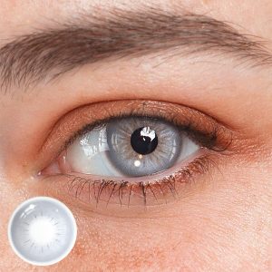 Perola Light Gray Colored Contact Lenses