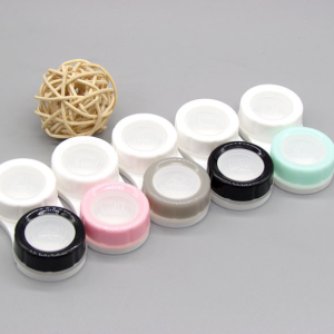 Double Color Transparent Multicolor Colored Contact Lens Case