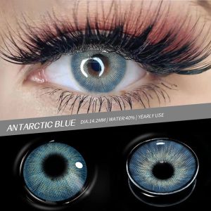 Amazonia Antarctic Blue Prescription Colored Contact Lenses - 0.00 / Plano