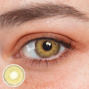 Danica Lava Orange Colored Contact Lenses