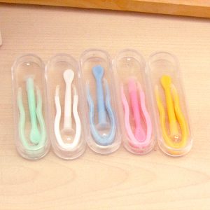 Simple Tweezers Suction Stick Colored Contact Auxiliary Tool