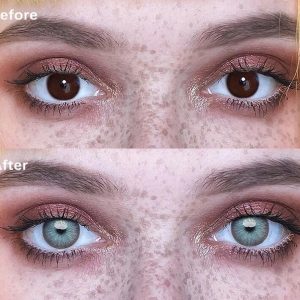 New York N Jade Blue Colored Contact Lenses