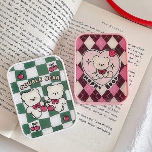 Lattice Colored Contact Lens Case