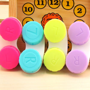 Candy Colors Multicolor Colored Contact Lens Case