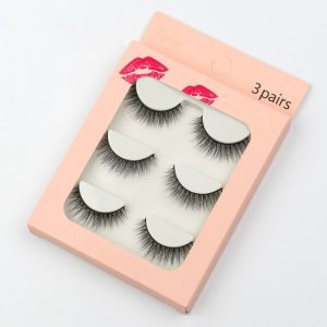 New Waterproof  3 Piece G302 Mink Hair Eyelashes