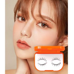 New Eye-Shaped Support Little Devil Self-Adhesive False Eyelashes Natural Piece Mink Hair Eyelashes