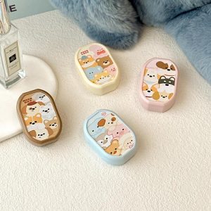 Cute Cartoon Colored Contact Lens Case